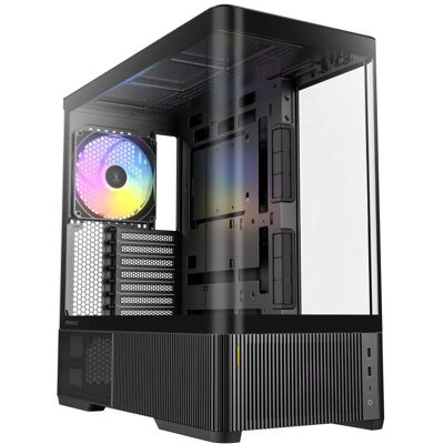 Antec C6 Curve ARGB midi tower behuizing Antec C6 Curve ARGB midi tower behuizing