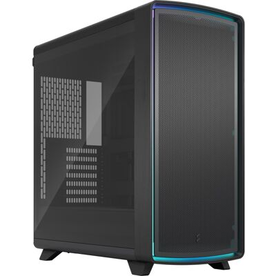 Fractal Design Summit Ambience Blackout TG midi tower behuizing Fractal Design Summit Ambience Blackout TG midi tower behuizing
