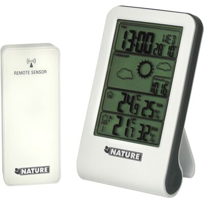 Nature Digitale Weerstation - Multifunctioneel, Draadloze Sensor, Wit Nature Digitale Weerstation - Multifunctioneel, Draadloze Sensor, Wit