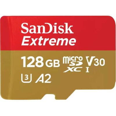 SanDisk Extreme microSDXC 128 GB geheugenkaart SanDisk Extreme microSDXC 128 GB geheugenkaart
