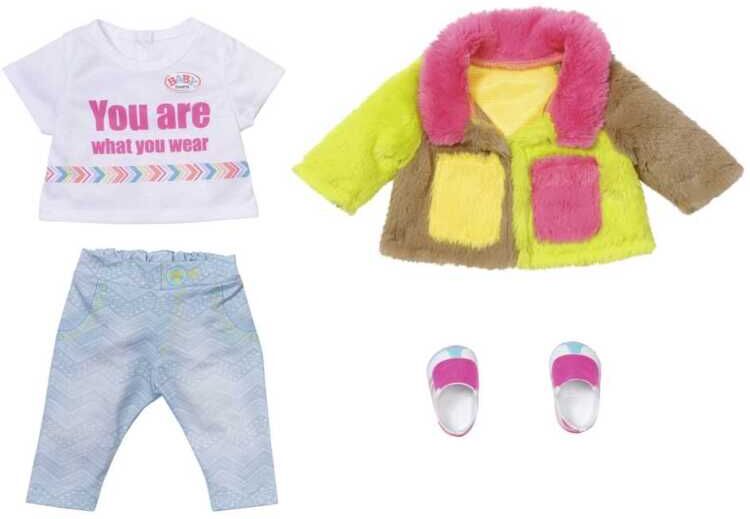 ZAPF Creation BABY born - Deluxe Colour Coat Poppenkledingset poppen accessoires