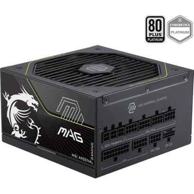 MSI MAG A1000PLS PCIE5 voeding MSI MAG A1000PLS PCIE5 voeding