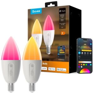 Govee Slimme dimbare E14 ledlampen - 2-pack Govee Slimme dimbare E14 ledlampen - 2-pack