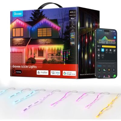 Govee Icicle Lights, 10 meter verlichting Govee Icicle Lights, 10 meter verlichting