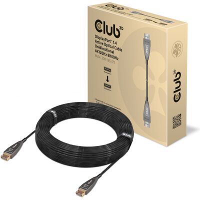 Club 3D Actieve optische DisplayPort 1.4 kabel Club 3D Actieve optische DisplayPort 1.4 kabel