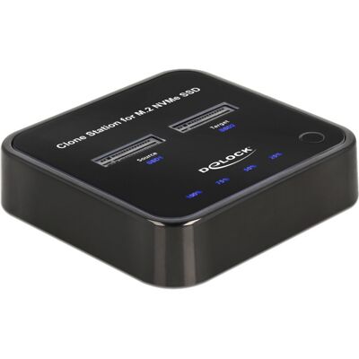 DeLOCK M.2 Docking Station for 2 x M.2 NVMe PCIe SSD with Clone function dockingstation DeLOCK M.2 Docking Station for 2 x M.2 NVMe PCIe SSD with Clone function dockingstation