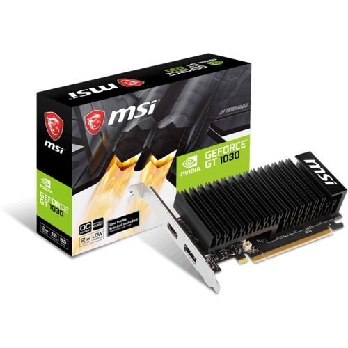 MSI GeForce GT 1030 2GHD4 LP OC grafische kaart HDMI, DisplayPort