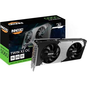 Inno3D GeForce RTX 5060 TWIN X2 OC 8GB grafische kaart Inno3D GeForce RTX 5060 TWIN X2 OC 8GB grafische kaart