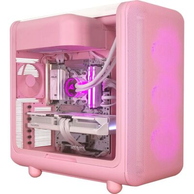 ALTERNATE Thunderstorm Pro Ryzen 7 9070XT Pink Limited Edition gaming pc ALTERNATE Thunderstorm Pro Ryzen 7 9070XT Pink Limited Edition gaming pc