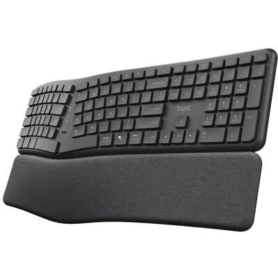 Trust Keyra Ergonomisch draadloos toetsenbord Trust Keyra Ergonomisch draadloos toetsenbord