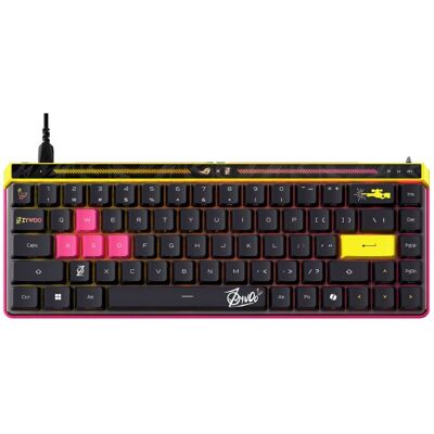 Asus ROG Falchion Ace HFX ZywOo Edition Gaming Keyboard gaming toetsenbord Asus ROG Falchion Ace HFX ZywOo Edition Gaming Keyboard gaming toetsenbord