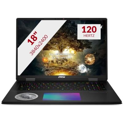 MSI Titan 18 HX Dragon Edition Norse Myth A2XWJG-405NL 18'' gaming laptop MSI Titan 18 HX Dragon Edition Norse Myth A2XWJG-405NL 18'' gaming laptop