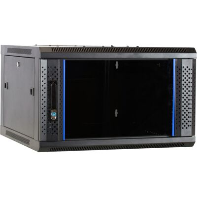 DSI 6U wandkast met glazen deur - DS6606 server rack DSI 6U wandkast met glazen deur - DS6606 server rack