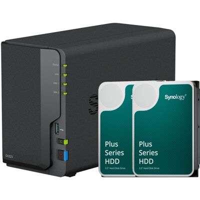 Synology DiskStation DS223 incl. 2x Plus 4 TB harde schijf nas Synology DiskStation DS223 incl. 2x Plus 4 TB harde schijf nas
