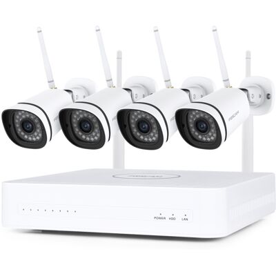 Foscam FN8108W-B4-1T, 2K/3MP 8-kanaals WiFi beveiligingsset beveiligingscamera Foscam FN8108W-B4-1T, 2K/3MP 8-kanaals WiFi beveiligingsset beveiligingscamera