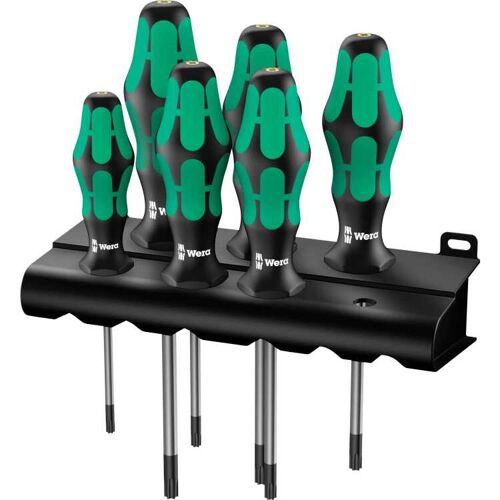 Wera 367/6 TORX HF-schroevendraaierset Kraftform Plus + Rek schroevendraaier 6-delig