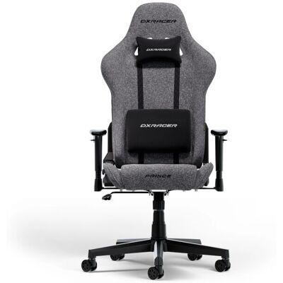 DXRacer PRINCE L Grey Fabric gamestoel DXRacer PRINCE L Grey Fabric gamestoel