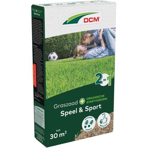 DCM Graszaad Plus Speel & Sport 0,6 kg zaden Tot 30 m²