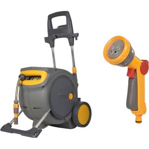 Hozelock Auto Reel Mobile slangenwagen met 35 m slang, Incl. Multi Spraygun Hozelock Auto Reel Mobile slangenwagen met 35 m slang, Incl. Multi Spraygun