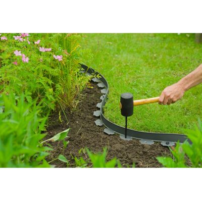 Nature Borderrandset met grondpennen begrenzing Nature Borderrandset met grondpennen begrenzing