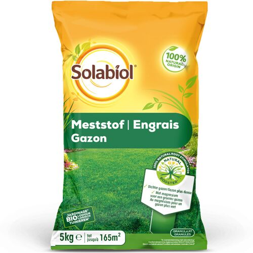 SBM Life Science Solabiol Meststof Gazon, 5 kg meststof Voor 165 m²