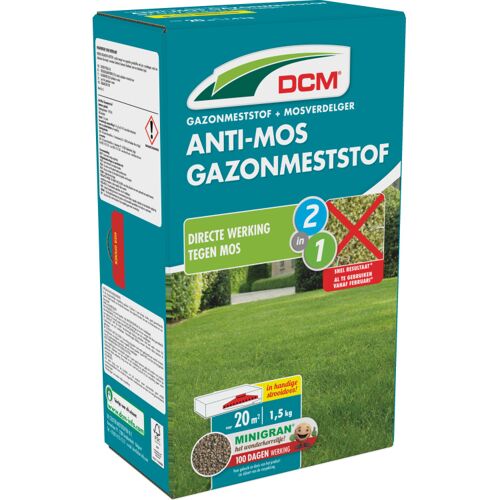 DCM Anti-mos Gazonmeststof 1,5 kg meststof