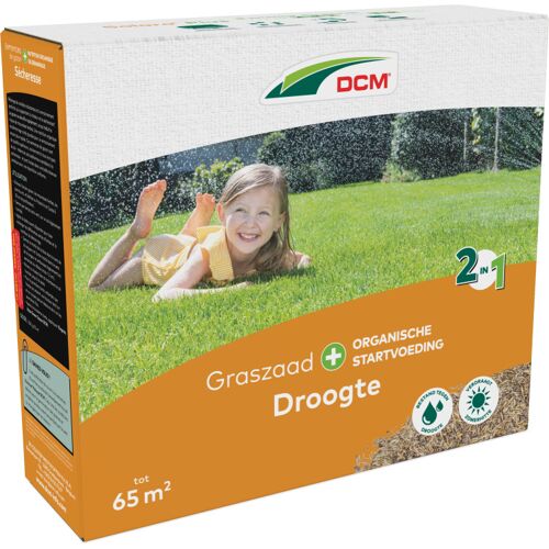 DCM Graszaad Plus Droogte 2,275 kg zaden Tot 65 m²