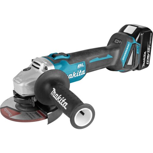 Makita Accu-haakse slijpmachine 18 V / 5,0 Ah haakse slijper