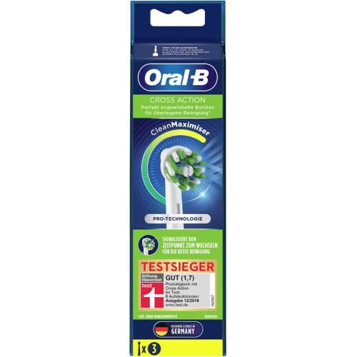 Braun Oral-B CrossAction CleanMaximiser Opzetborstels, 3 stuks opzetborstel