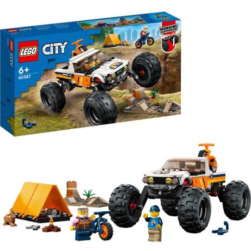 Lego City - 4x4 Terreinwagen avonturen constructiespeelgoed 60387