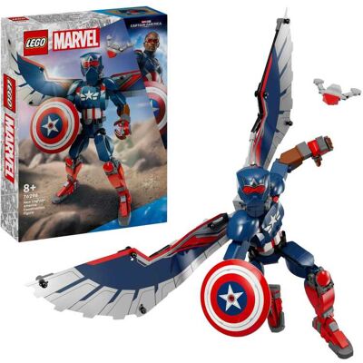 Lego Marvel - Nieuwe Captain America bouwfiguur Constructiespeelgoed Lego Marvel - Nieuwe Captain America bouwfiguur Constructiespeelgoed