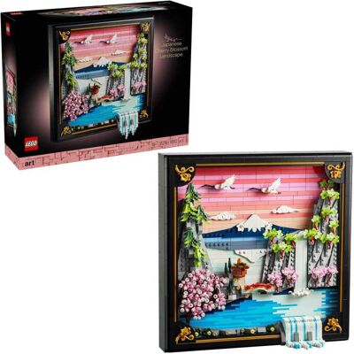 Lego Art - Landschap met Japanse kersenbloesems Constructiespeelgoed Lego Art - Landschap met Japanse kersenbloesems Constructiespeelgoed