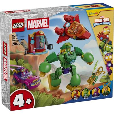 Lego Marvel - Loki tegen Team Iron Man Constructiespeelgoed Lego Marvel - Loki tegen Team Iron Man Constructiespeelgoed