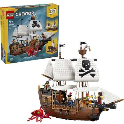 Lego Creator 3-in-1 - Klassiek piratenschip Constructiespeelgoed Lego Creator 3-in-1 - Klassiek piratenschip Constructiespeelgoed