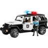 bruder Jeep Wrangler Unlimited Rubicon politieauto met politieagent modelvoertuig 02526