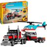 Lego Creator 3-in-1 - Truck met helikopter constructiespeelgoed 31146