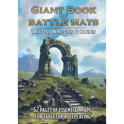 European Player Network The Giant Book of Battle Mats: Wilds, Wrecks & Ruins boek European Player Network The Giant Book of Battle Mats: Wilds, Wrecks & Ruins boek