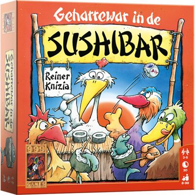 999Games Merk Model Sushi Dobbelspel - Familiespel 999Games Merk Model Sushi Dobbelspel - Familiespel