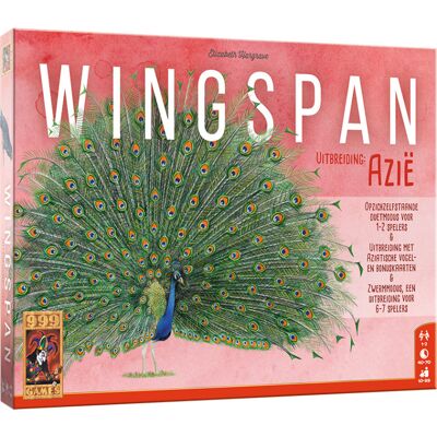 999Games Wingspan Azië Uitbreiding - Voor 2-7 Spelers 999Games Wingspan Azië Uitbreiding - Voor 2-7 Spelers