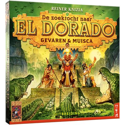 999Games Uitbreiding El Dorado - Gevaren & Muisca Bordspel 999Games Uitbreiding El Dorado - Gevaren & Muisca Bordspel