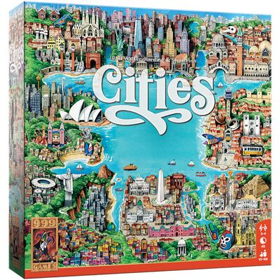999 Games Cities Bordspel 999 Games Cities Bordspel