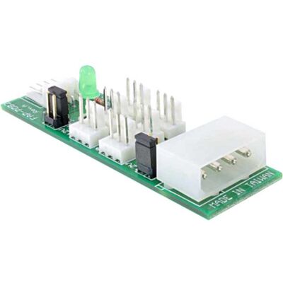 DeLOCK Distribution Board 6x fan 5V/12V adapter DeLOCK Distribution Board 6x fan 5V/12V adapter
