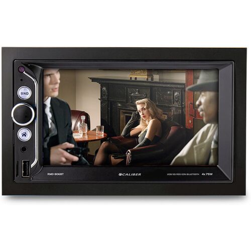 Caliber Autoradio met Bluetooth - AUX - 4 x 75 Watt - USB - AM / FM Radio - Mirrorlink - Dubbele Din Touchscreen (RMD806BT)