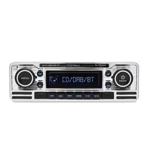 Caliber Autoradio met Bluetooth, CD Speler, DAB+ en FM Radio - USB - 1 DIN - Retro Chroom Design (RCD120DAB-BT)