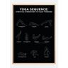 Bildverkstad Yoga Sequence - Stretch & Strengthen To Float Forward - Black Poster