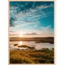 Bildverkstad Sunset Over Water Poster