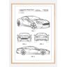 Bildverkstad Patent Print - Aston Martin - White Poster