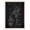 Bildverkstad Patent Print - Cinematic Camera - Black Poster