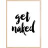 Bildverkstad Get naked Poster