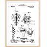 Bildverkstad Patenttekening - Anatomisch skelet III Poster